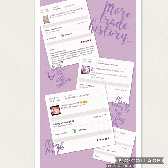 My trading rules, reviews and feedback ♥️ - Picture 5 of 5